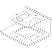 Варочная панель KUPPERSBERG ECS 603 - Превью изображения №4 — Интернет-магазин Time-Shop