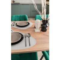 Кухонный стол Notta Лиман 140х80 615156 (дуб крафт табачный/черный матовый) - Превью изображения №13 — Интернет-магазин Time-Shop
