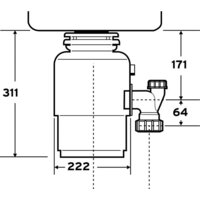 Измельчитель пищевых отходов InSinkErator Evolution 150 - Превью изображения №4 — Интернет-магазин Time-Shop