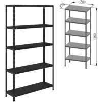 Стеллаж Brabix Ms Kd-185/40/70-5 291268 - Превью изображения №5 — Интернет-магазин Time-Shop