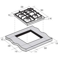 Варочная панель ZUGEL ZGH601X - Превью изображения №11 — Интернет-магазин Time-Shop
