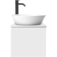  ЗОВ Тумба под умывальник Кито 40 K40LW0MWMC-LDSPWС0 (белый матовый) - Превью изображения №2 — Интернет-магазин Time-Shop