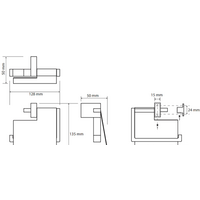 Держатель для туалетной бумаги Bemeta Gamma 145812012 - Превью изображения №2 — Интернет-магазин Time-Shop