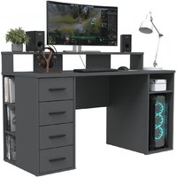 Стол Интерлиния Skill-08 (антрацит/антрацит) - Превью изображения №2 — Интернет-магазин Time-Shop