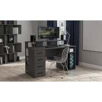 Стол Интерлиния Skill-08 (антрацит/антрацит) - Превью изображения №5 — Интернет-магазин Time-Shop