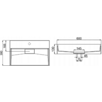 Умывальник Rea Goya 60 - Превью изображения №8 — Интернет-магазин Time-Shop