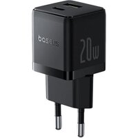 Baseus Palm Fast Charger C+U 20W EU P10111608113-00 (черный)