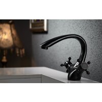 Смеситель Rea Retro Old REA-B0225 (черный) - Превью изображения №7 — Интернет-магазин Time-Shop