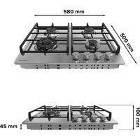 Варочная панель Libhof GS-604 (серебристый) - Превью изображения №10 — Интернет-магазин Time-Shop