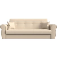 Диван Лига диванов Лига-019 118380 (экокожа, бежевый/подушки бежевый) - Превью изображения №2 — Интернет-магазин Time-Shop
