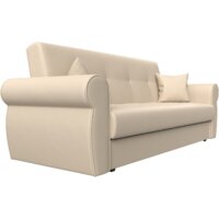 Диван Лига диванов Лига-019 118380 (экокожа, бежевый/подушки бежевый) - Превью изображения №4 — Интернет-магазин Time-Shop