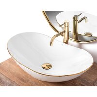 Умывальник Rea Royal (белый) - Превью изображения №5 — Интернет-магазин Time-Shop