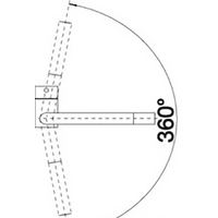 Смеситель Blanco Linus 517183 (стальной) - Превью изображения №3 — Интернет-магазин Time-Shop