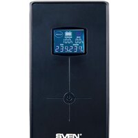 Источник бесперебойного питания SVEN Pro+ 1500 (LCD, USB) - Превью изображения №2 — Интернет-магазин Time-Shop