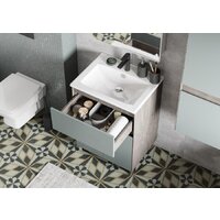  Акватон Тумба с умывальником Форест 60 1A2782K0FR9C0 (дуб рошелье/сумеречный голубой) - Превью изображения №12 — Интернет-магазин Time-Shop