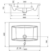  Акватон Тумба с умывальником Форест 60 1A2782K0FR9C0 (дуб рошелье/сумеречный голубой) - Превью изображения №13 — Интернет-магазин Time-Shop