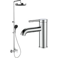 Roxen со смесителем для умывальника Santi 500640317-CH