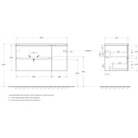  BelBagno Тумба под умывальник ETNA-1000-2C-1A-SO-RN-L - Превью изображения №2 — Интернет-магазин Time-Shop