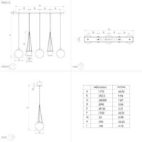 Подвесная люстра Eglo Rondo 3 900512 - Превью изображения №5 — Интернет-магазин Time-Shop