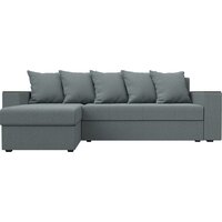 Угловой диван Лига диванов Дубай Лайт левый 121640L (рогожка амур серый) - Превью изображения №6 — Интернет-магазин Time-Shop