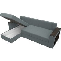 Угловой диван Лига диванов Дубай Лайт левый 121640L (рогожка амур серый) - Превью изображения №5 — Интернет-магазин Time-Shop