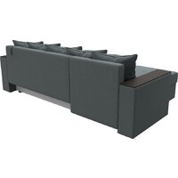 Угловой диван Лига диванов Дубай Лайт левый 121640L (рогожка амур серый) - Превью изображения №9 — Интернет-магазин Time-Shop