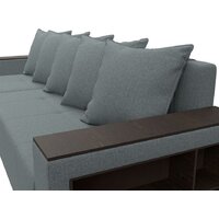 Угловой диван Лига диванов Дубай Лайт левый 121640L (рогожка амур серый) - Превью изображения №8 — Интернет-магазин Time-Shop