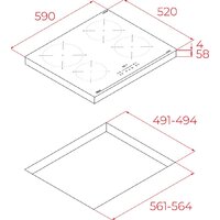 Варочная панель TEKA IBC 64110 SSM BK - Превью изображения №6 — Интернет-магазин Time-Shop