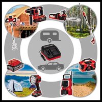 Зарядное устройство Einhell Power X-Car Charger 3A (18В) - Превью изображения №5 — Интернет-магазин Time-Shop