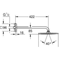 Верхний душ Grohe Rainshower F-Series 10