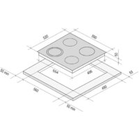 Варочная панель Krona Orsa 60 BL - Превью изображения №2 — Интернет-магазин Time-Shop