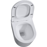 Унитаз подвесной Roxen Simple Compact в комплекте с инсталляцией StounFix Dual Fresh 6 в 1 919136 (кнопка: хром матовый) - Превью изображения №9 — Интернет-магазин Time-Shop