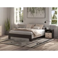 Кровать PROxSON Aria 120x200 (белый/дуб кантербери) - Превью изображения №2 — Интернет-магазин Time-Shop