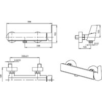 Смеситель Ahti Helsinki HE305000 - Превью изображения №2 — Интернет-магазин Time-Shop