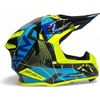 Мотошлем AIM RH855 Carbon Razor RH855R-DYB-XXL (XXL, желтый/синий) - Превью изображения №5 — Интернет-магазин Time-Shop
