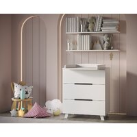 Детский комод Incanto Anniken LUX 800/3 PK-0087/0 (белый) - Превью изображения №5 — Интернет-магазин Time-Shop