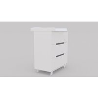 Детский комод Incanto Anniken LUX 800/3 PK-0087/0 (белый) - Превью изображения №3 — Интернет-магазин Time-Shop