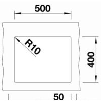 Кухонная мойка Blanco Subline 500-U 525995 (черный) - Превью изображения №3 — Интернет-магазин Time-Shop