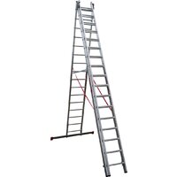 Лестница-стремянка Новая высота NV 323 трёхсекционная усиленная 3x17 ступеней - Превью изображения №12 — Интернет-магазин Time-Shop