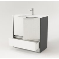  Дабер Тумба под умывальник 017 WeltWasser Deilbach 7517-80 Т17.8W.0.20Б (белый древесный/серый/ручка белая) - Превью изображения №3 — Интернет-магазин Time-Shop