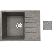 Кухонная мойка AV Engineering Best AV650500BGRA (серый) - Превью изображения №2 — Интернет-магазин Time-Shop