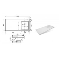 Умывальник Эстет Dallas Silk 100x48 R ФР-00014933 - Превью изображения №5 — Интернет-магазин Time-Shop