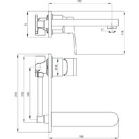 Смеситель Deante Alpinia Gold BGA_Z55L - Превью изображения №2 — Интернет-магазин Time-Shop