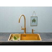 Кухонная мойка Reginox New York 50x40 (L) OKG Comfort Gold Flax R35160 - Превью изображения №3 — Интернет-магазин Time-Shop