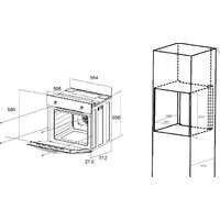 Электрический духовой шкаф MAUNFELD EOEC.586BG - Превью изображения №2 — Интернет-магазин Time-Shop