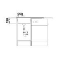 Кухонная мойка Blanco Zenar 45 S 527359 (левая, вулканический серый) - Превью изображения №5 — Интернет-магазин Time-Shop