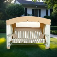 Садовые качели Sundays Инфинити с1667 (бежевый) - Превью изображения №4 — Интернет-магазин Time-Shop