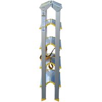 Лестница-стремянка Алюмет ASD 5205 (2х5 ступеней) - Превью изображения №4 — Интернет-магазин Time-Shop