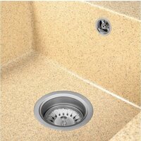 Кухонная мойка Saniteco Fama (песок) - Превью изображения №9 — Интернет-магазин Time-Shop