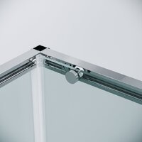 Душевая стенка Grossman Galaxy 90x195 200.K33.01.90.10.00 (хром/стекло прозрачное) - Превью изображения №3 — Интернет-магазин Time-Shop